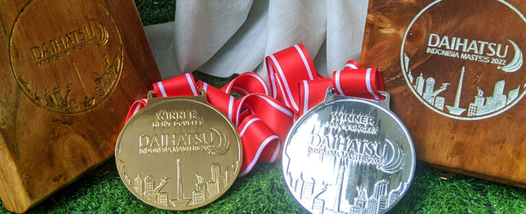 medali daihatsu open, medali badminton, medali premium, medali thomas cup, medali bwf, medali indonesia open, medali badminton asia
